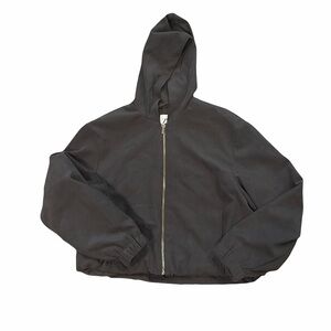 Zara Charcoal Zip-Up Jacket